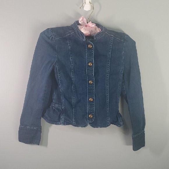 GAP Other - Gap Riding Jacket Kids Girls Size Medium M BLUE DENIM Ride Riding